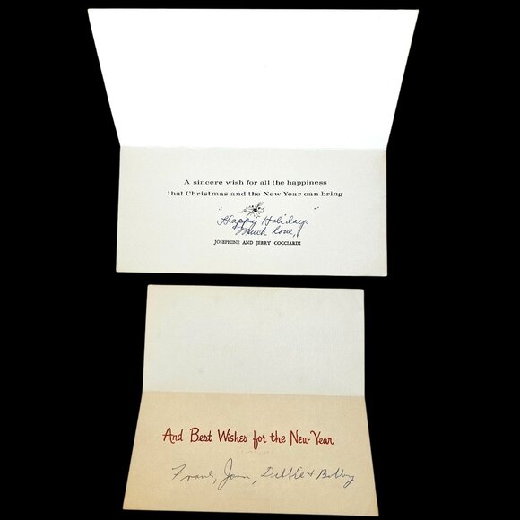 Vintage Holiday Baby Book & Instant Collection Card Ephemera and Decor Bundle - Picture 12 of 16